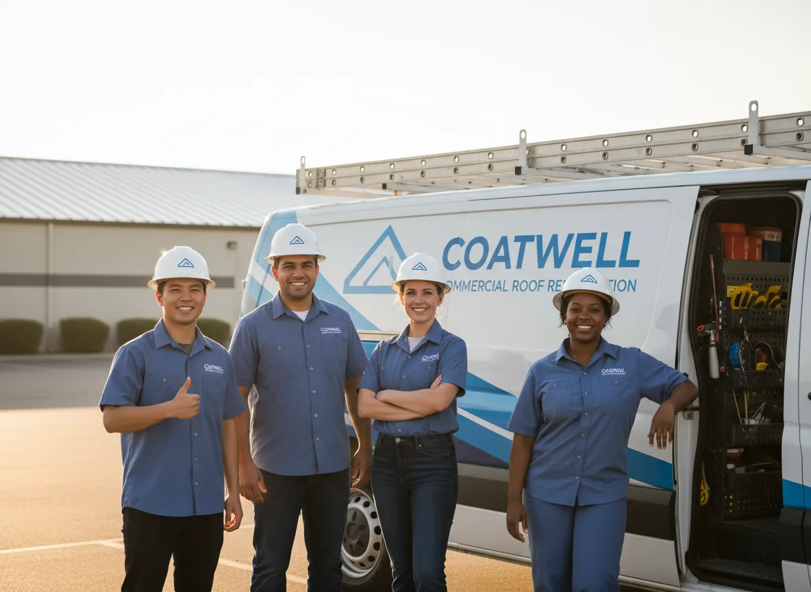 Commercial roof coating company in Carmine, TX