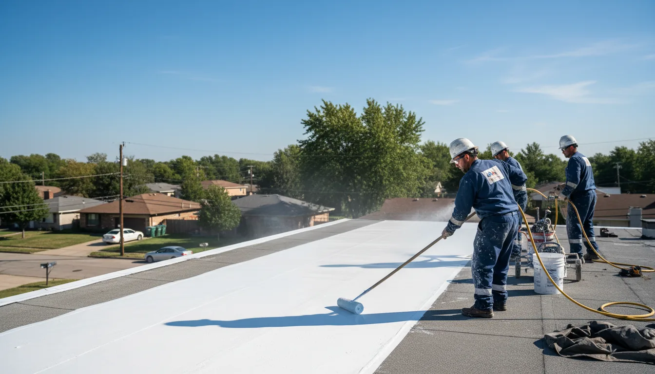 Commercial roof coating in Carmine, TX near me